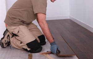 Hardwood floor installation